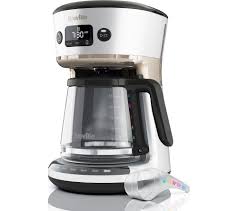 Remove the bean hopper, bean hopper lid, upper burr, thermal carafe, thermal carafe lid, drip cup, drip cup lid, gold tone filter and filter basket and wash all items in warm soapy water. Buy Breville Mostra Easy Measure Filter Coffee Machine Vcf115 Silver Free Delivery Currys