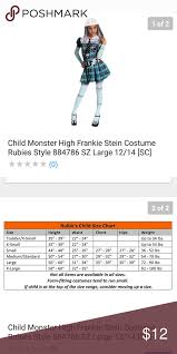 Monster High Frankie Stein Child Costume Monster High