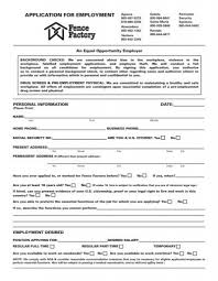 Atascadero rent a fence company serving san luis obispo county. Application For Employment Fence Factory