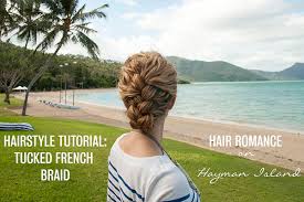 Check spelling or type a new query. New Video Tutorial Tucked French Braid Updo In Curly Hair Hair Romance