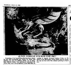 Piasa Bird Painting Bill Dabbs 1966