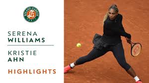 On this final day of grand slam tennis in an unsual year, we end in an unusual fashion: Serena Williams Vs Kristie Ahn Round 1 Highlights I Roland Garros 2020 Youtube