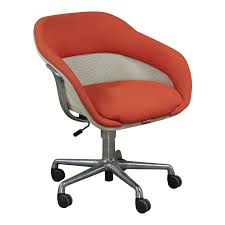 Steelcase Coalesse Sw1 Used Lounge Chair Orange And Cream Mesh National Office Interiors And Liquidators Chair Lounge Chair Steelcase