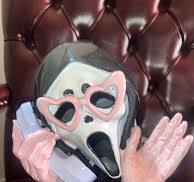 Scream Ghoulish Girl on phone/LED Lights and sounds