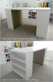 Since plywood comes in 4 feet by 8 feet sheets i would only need to cut the length down. 17 Easy To Build Diy Craft Desks You Just Can T Live Without Diy Crafts