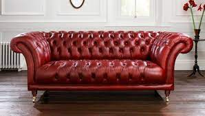 Modway idyll tufted leather chesterfield sofa. Chesterfield Sofa Goodwood Distinctive Chesterfields Leather 2 Person Red