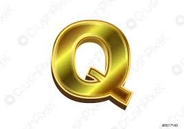 We craft all things with love, therefore we only work for clients that have the same vision as us, perhaps a common ground to the things we are passionate about. 3d Golden Letter Q Luxury Gold Alphabet On White Background Stock Vector Crushpixel