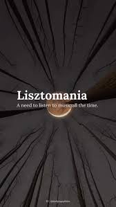 Lisztomania represents a powerful, almost obsessive craving to listen to  music, especially when it evokes deep emotions or euphoria. In modern  usage, lisztomania can describe that uncontrollable urge ...