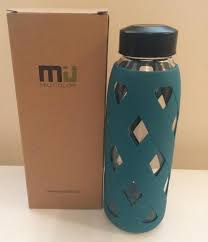 Miu color's glass water bottle review, easy to carry water bottle that is easy to clean for the full miu color® bouteille en verre borosilicate portable bouteille auto, impec pour faire du thé glacé, m. Miu Color Eco Friendly Shatter Resistant Glass Water Bottle Planet Weidknecht