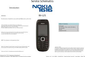 Nokia 1616 RH 125 Service Schematics ...
