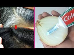 White Hair To Black Hair Naturally In Just 4 Minutes Is Always 100 Working At Home Youtube In 2020 Natural Hair Styles Grey Hair Remedies White Hair