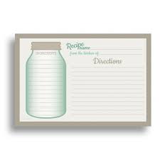 Gifts For Mason Jar Lovers Part 2 Recipe Cards Printable Free Recipe Card Set Recipe Cards