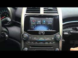 2013 2015 Chevrolet Malibu Navigation Interface Navigation Interface For Mylink System Youtube