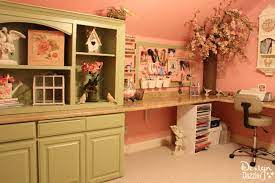 We actually used these to update our space and created our own doors (way less expensive to make doors than to buy them): My Tiny Craft Room Complete With A Tree Design Dazzle