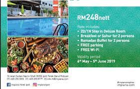 For this year's ramadhan buffet, weil hotel ipoh chose the theme kembara iftar, meaning journey of ramadhan in which they will showcase two ramadhan menus. Iftar Super Deal 2019 Impiana Hotel Ipoh