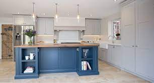 The development consists of strong wood and a facade with a distinctive coat that protects against wear. Maple Gray Grey Blue Kitchen Blue Kitchens Blue Kitchen Cabinets