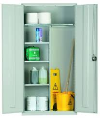 With its six adjustable shelves, storage can be maximized and customized to accommodate large and small items. Industrial Utility Cupboard Standard Lockable Storage Cabinets Industrial Storage Cabinets