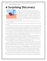 Grade 5 Reading Comprehension Worksheets Comprehension Worksheets 5th Grade Reading Reading Comprehension Worksheets