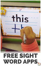 Ipad Apps And Activities For Sight Word Practice Kristin Kennedy Learning Sight Words Sight Words Kindergarten Teaching Sight Words