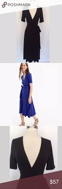 J Crew Knit Wrap Dress Black Size Xs Spring 2018 Knit Wrap Dress Black Wrap Dress Dresses