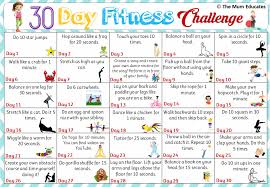 The short answer is yes! 30 Day Kids Fitness Challenge Active Kids The Mum Educates