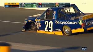 I promise you it wasn't easy, it was tough, but this racecar 22:18 your finishing order: Nascar Camping World Truck Series 2017 Dover International Speedway Chase Briscoe Loses Wheel Youtube