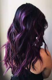 No combination creates a more beautiful hair … violet highlights with red streaks. Very Dark Purple With Balayage Highlights Of Medium Dark Purple Hair Color For Black Hair Hair Color Plum Purple Hair Color Highlights
