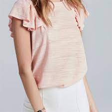 Kollari Firfirli Tshirt Kiyafet Elbise Bluz