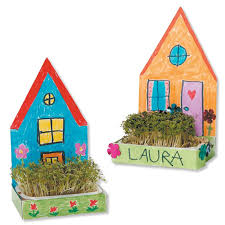 Les 6 Maisons Jardinieres Art Jeunes Enfants Creations De Maternelle Jardinage Enfants