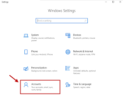 · go to the accounts section. How To Remove Microsoft Account In Windows 10