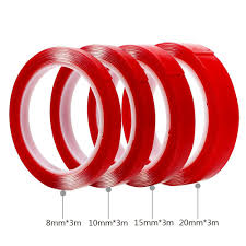 Decoracion Herramientas Auto Pegamento 8 10 15 20mm X 3 M Coche Doble Lado Cintas Espuma Acrilica Adhesiva Transparente Et Adhesivo Pegamento Cochecitos Dobles