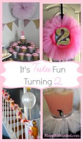 Birthday Theme Ideas For 2 Year Old Daughter It S Tutu Fun Turning Two Happily Frazzled 2nd Birthday Party For Girl Tutu Birthday Party Girl 2nd Birthday