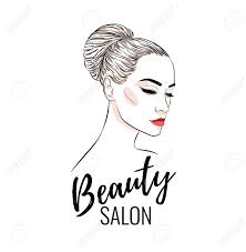 Find & download free graphic resources for beauty salon poster. Beautiful Woman With Bun Hairstyle Beauty Salon Banner Or Poster Royalty Free Cliparts Vectors And Stock Illustration Image 115524114