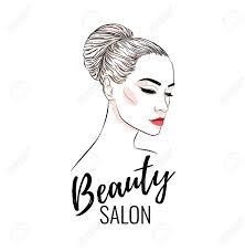 Fortunately, nowadays everyone has an. Beautiful Woman With Bun Hairstyle Beauty Salon Banner Or Poster Royalty Free Cliparts Vectors And Stock Illustration Image 115524114
