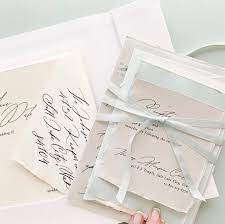 Handmade Cotton Paper Invitation Fine Art Wedding Inspiration Fine Art Wedding Stationery Gold Foil Wedding Invitation Bespoke Wedding Invitation Personal