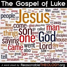 Here Are The Most Commonly Used Words In The Book Of Luke Bible Gospelofluke Jesus Wordcloud Gospel Of Luke Words Gospel