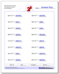 Powers Of Ten And Scientific Notation