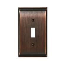 Amerock Bronze 2 Gang Decorator Rocker Wall Plate 1 Pack 1906991 The Home Depot