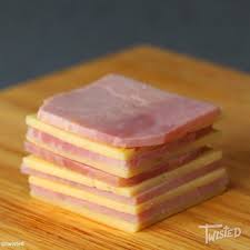 Twisted On Instagram Ham And Cheese Mash Squares Twistedfood Croquemonsieur Hamandcheese Leftovers C Twisted Recipes Ham And Cheese Cheese Dippers