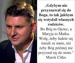 Marek Citko w wywiadzie dla "Studia Raban" TVP kolejny raz podzielił się  poruszającym świadectwem wiary i w pięknych słowach wyjaśnił dlaczego nie  wstydzi się mówić o Bogu.