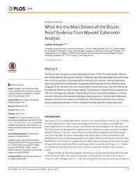 All prices on this page are nominal (i.e., they are not indexed to inflation). Pdf What Are The Main Drivers Of The Bitcoin Price Evidence From Wavelet Coherence Analysis