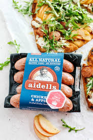 Homemade chicken apple sausage like this recipe? Grilled Sausage Apple Pizza With Goat Cheese Eat Yourself Skinny