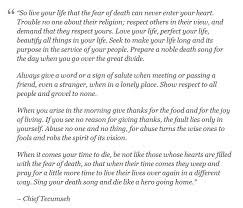 Tecumseh Live Your Life Quotes Quotesgram