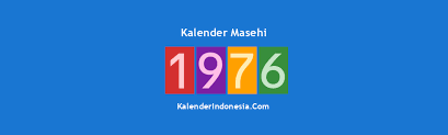 Kalender jawa 1976 lengkap dengan weton. Kalender April 1976 Masehi Kalenderindonesia Com