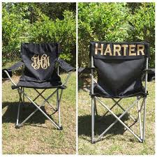 Monogrammed Camp Chair Custom Folding Chair Bag Chair Etsy Monogram Chair Custom Folding Chairs Sport Chair