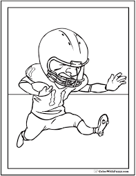 Perfect for kid friendly super bowl party activities. 33 Football Coloring Pages Customize And Print Ad Free Pdf