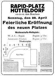 Historisches - Weststadion in Hütteldorf