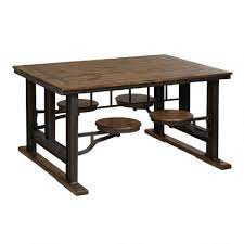 Table can be bolted to the floor for maximum stability. Galvin Cafeteria Table World Market