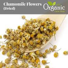 These are the flowers of german chamomile and are one of the best herbs for making a soothing and calming tea infusion. Chamomile Flowers Dried Certified Organic Hay Meadow Farm