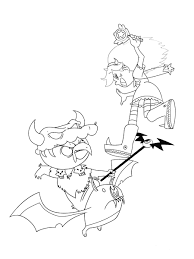 Supercoloring.com is a super fun for all ages: Star Vs The Forces Of Evil Coloring Pages Print The Princess